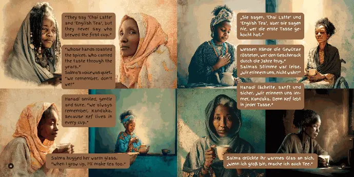 Sudanese tea women